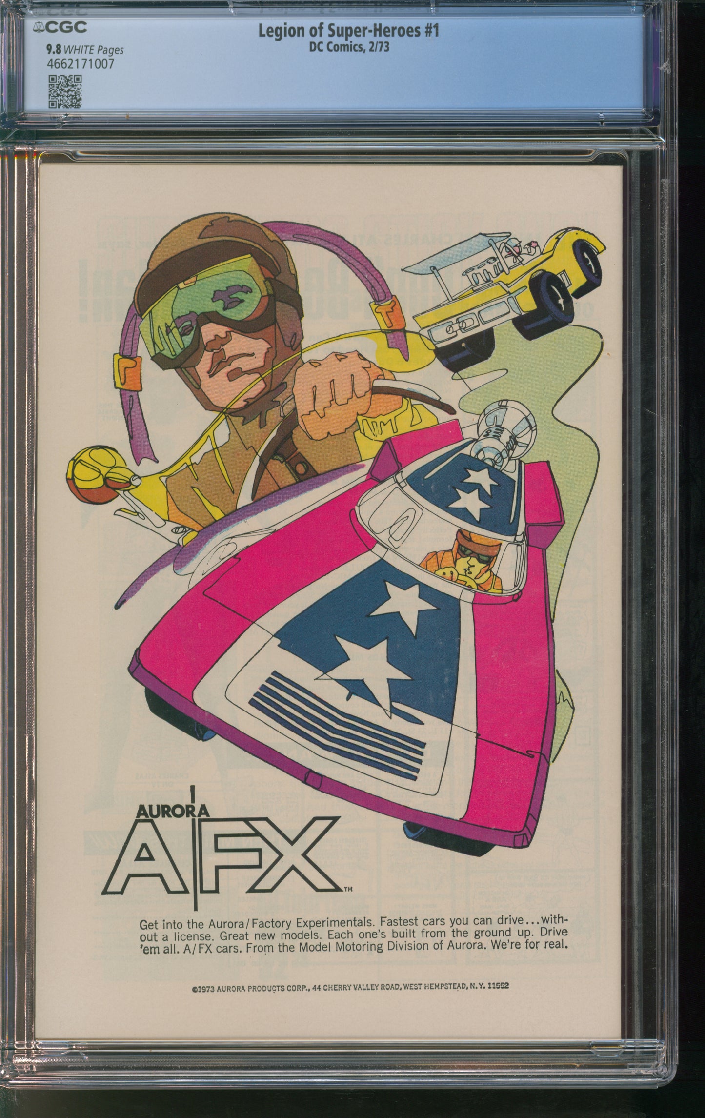 D.C. Comics Legion of Super-Heroes #1 2/73 CGC 9.8 White Pages