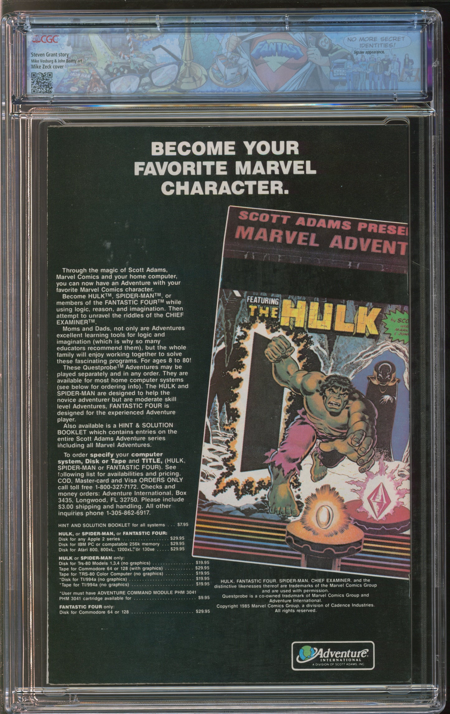 Marvel Comics Punisher Limited Series #5 5/86 FANTAST CGC 9.8 White Pages