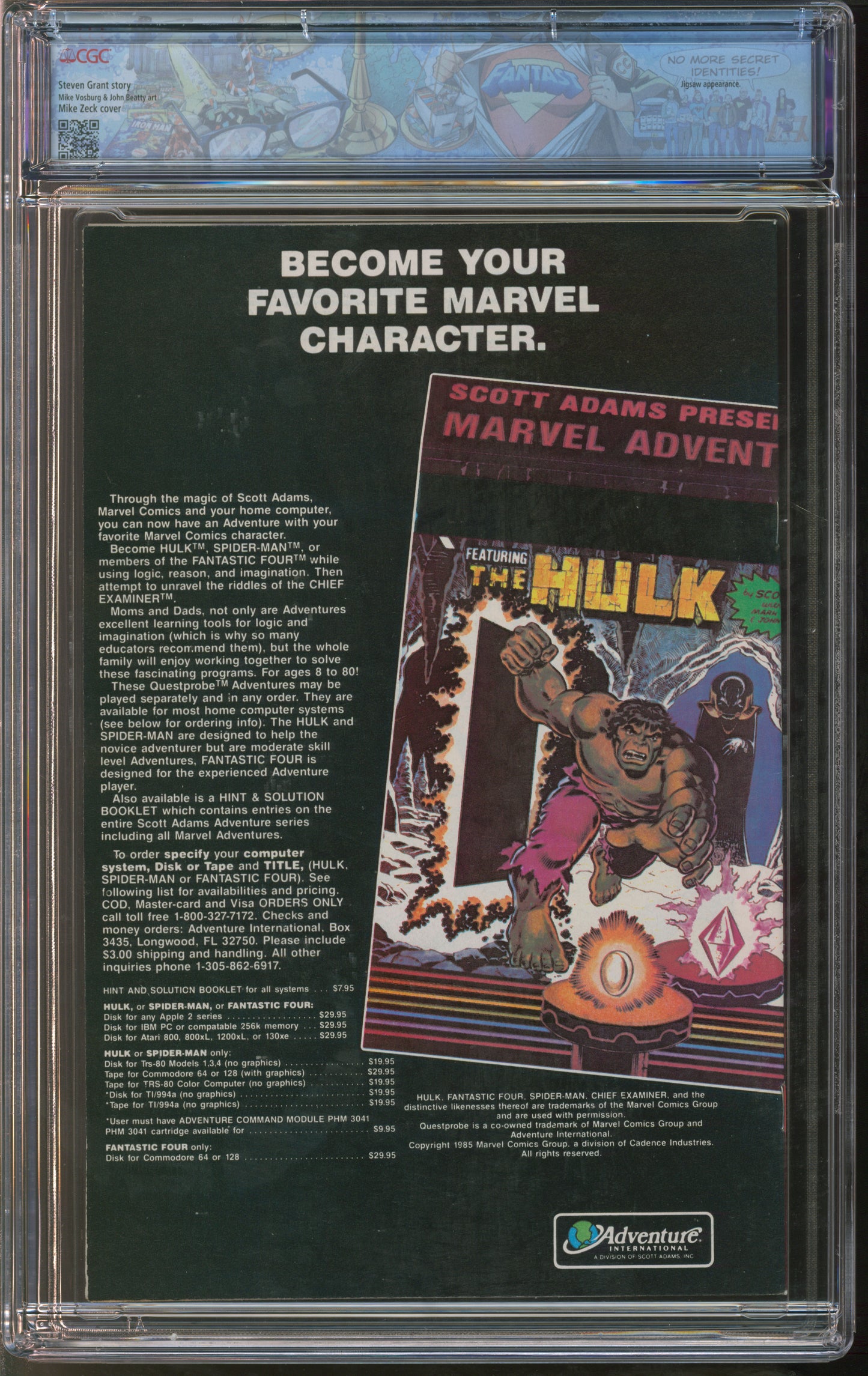 Marvel Comics Punisher Limited Series #5 5/86 FANTAST CGC 9.6 White Pages