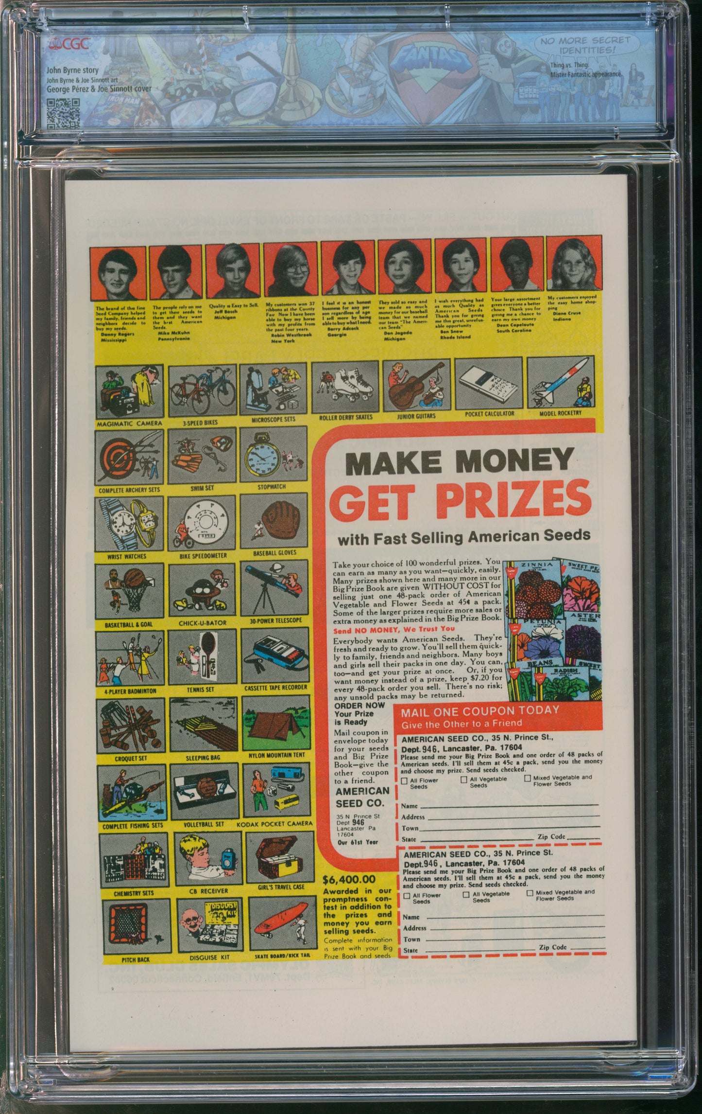 Marvel Comics Two-In-One #50 4/79 FANTAST CGC 9.8 White Pages