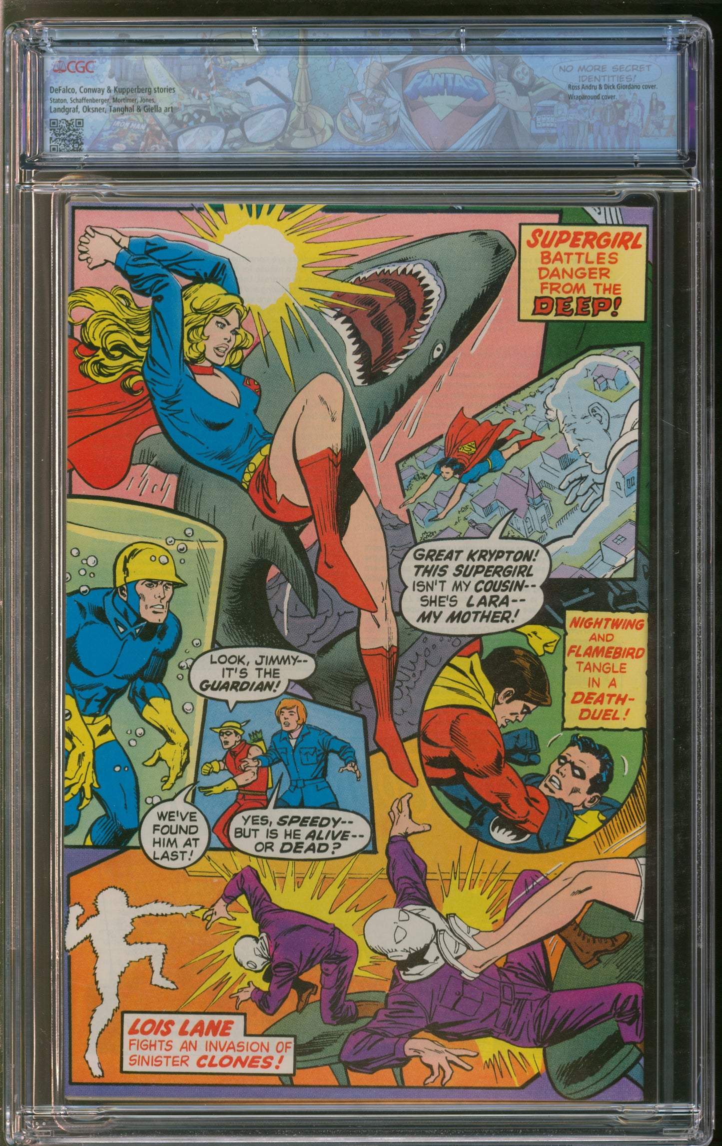D.C. Comics Superman Family #193 1-2/79 FANTAST CGC 9.8 White Pages