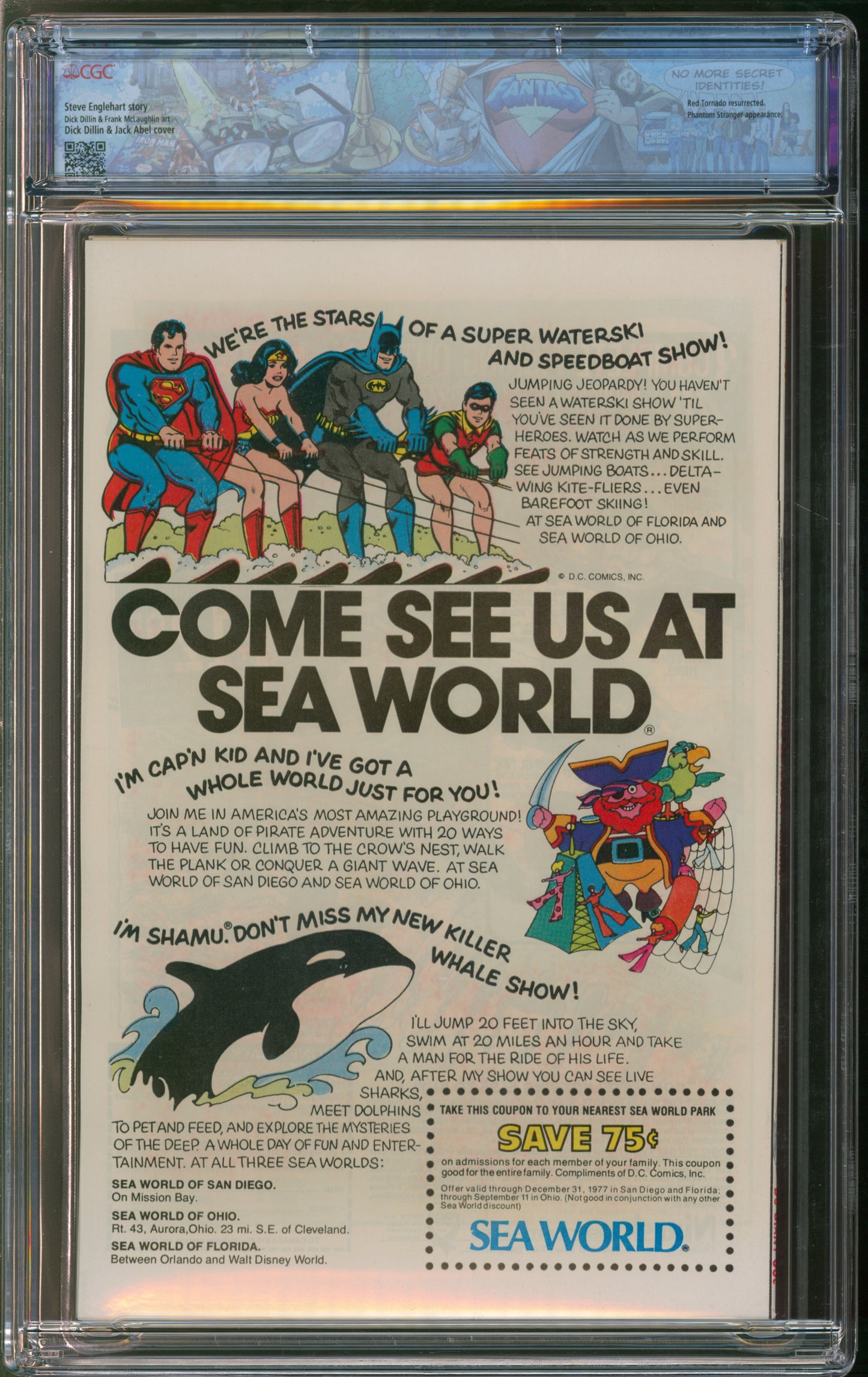 D.C. Comics Justice League of America #145 8/77 FANTAST CGC 9.8 White Pages