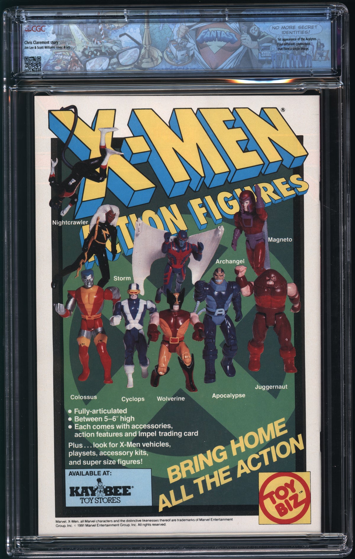 Marvel Comics X-Men #1 10/91 FANTAST CGC 9.8 White Pages (Gambit, Psylocke, Colossus, and Rogue Var)