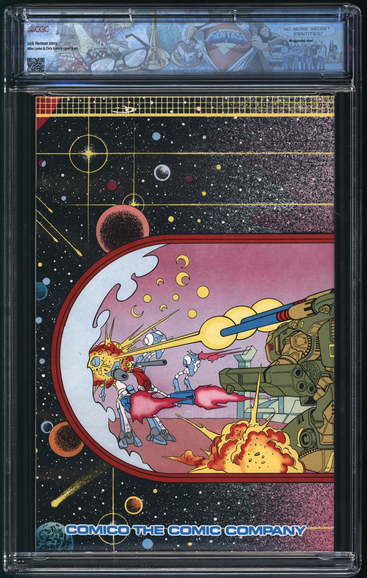 Comico Robotech: The Macross Saga #7 11/85 FANTAST CGC 9.8 White Pages