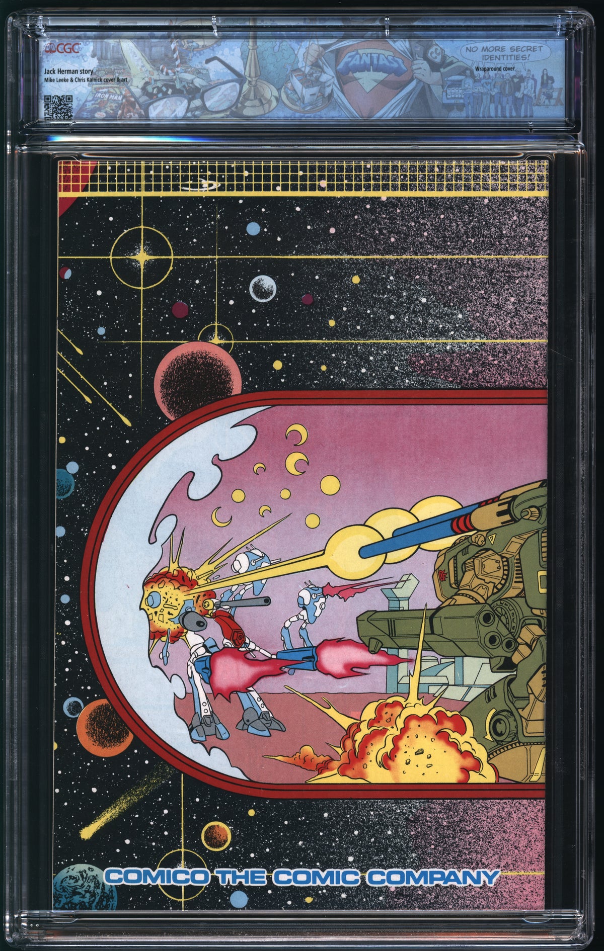 Comico Robotech: The Macross Saga #7 11/85 FANTAST CGC 9.8 White Pages