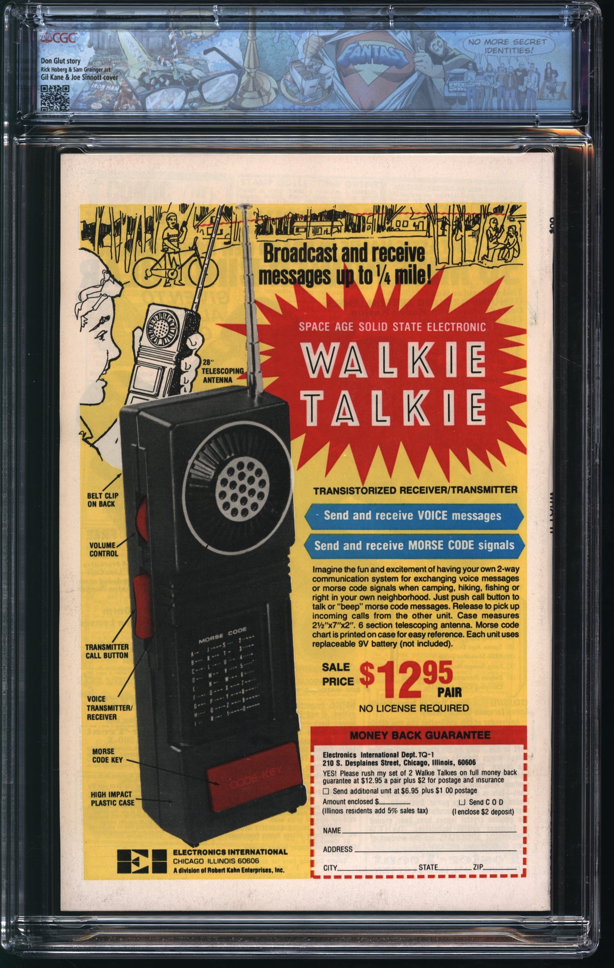 Marvel Comics What If? #7 2/78 FANTAST CGC 9.6 Off-White to White Pages