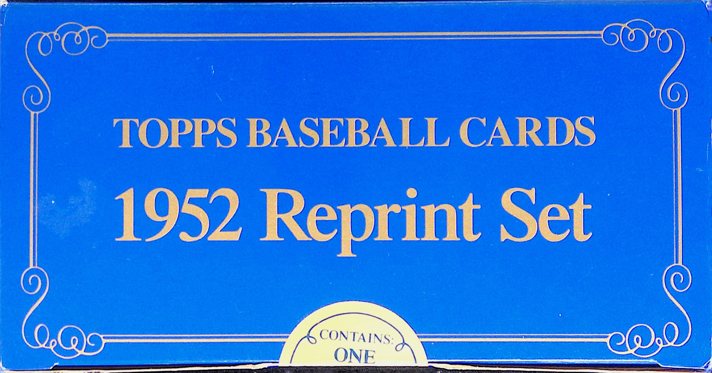 1952 Topps Baseball Reprint Full Set Box