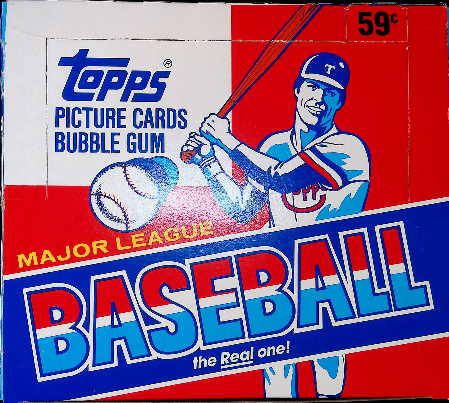 1986 Topps Baseball Cello Box Pete Rose On Top