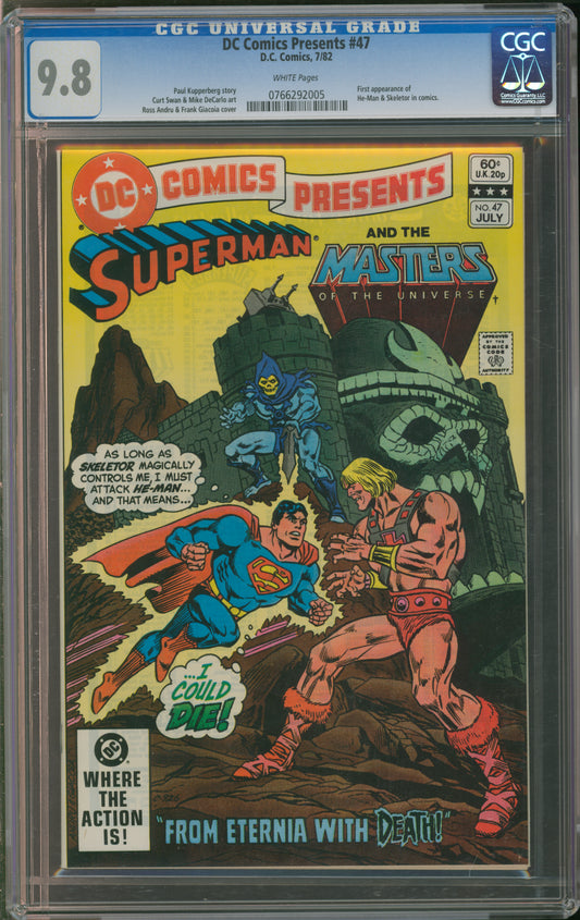 D.C. Comics DC Comics Presents #47 7/82 CGC 9.8 White Pages