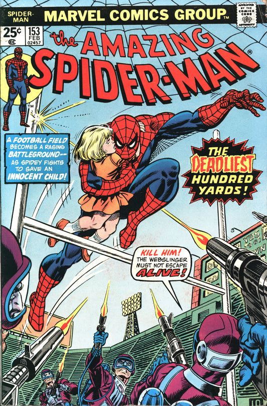 Marvel Amazing Spider-Man #153 2/76 RAW VF+