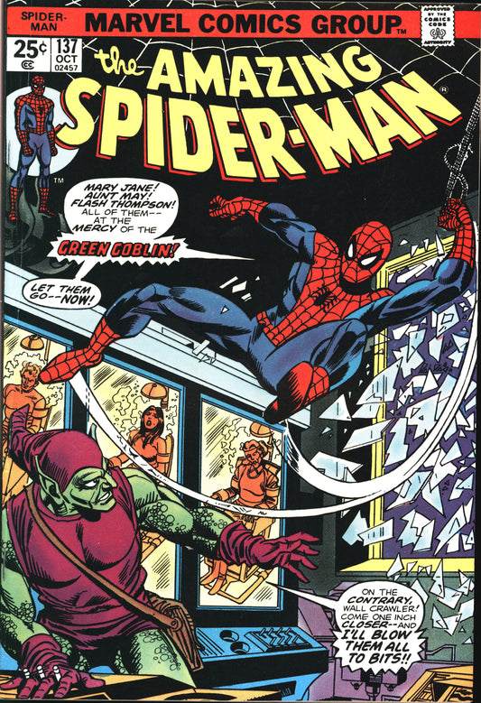 Marvel Amazing Spider-Man 137 10/74 RAW F+