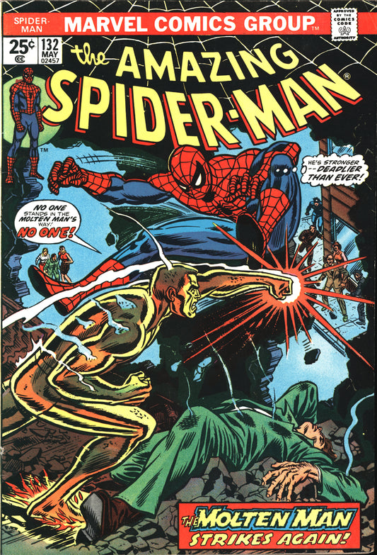 Marvel Amazing Spider-Man 132 5/74 RAW F+