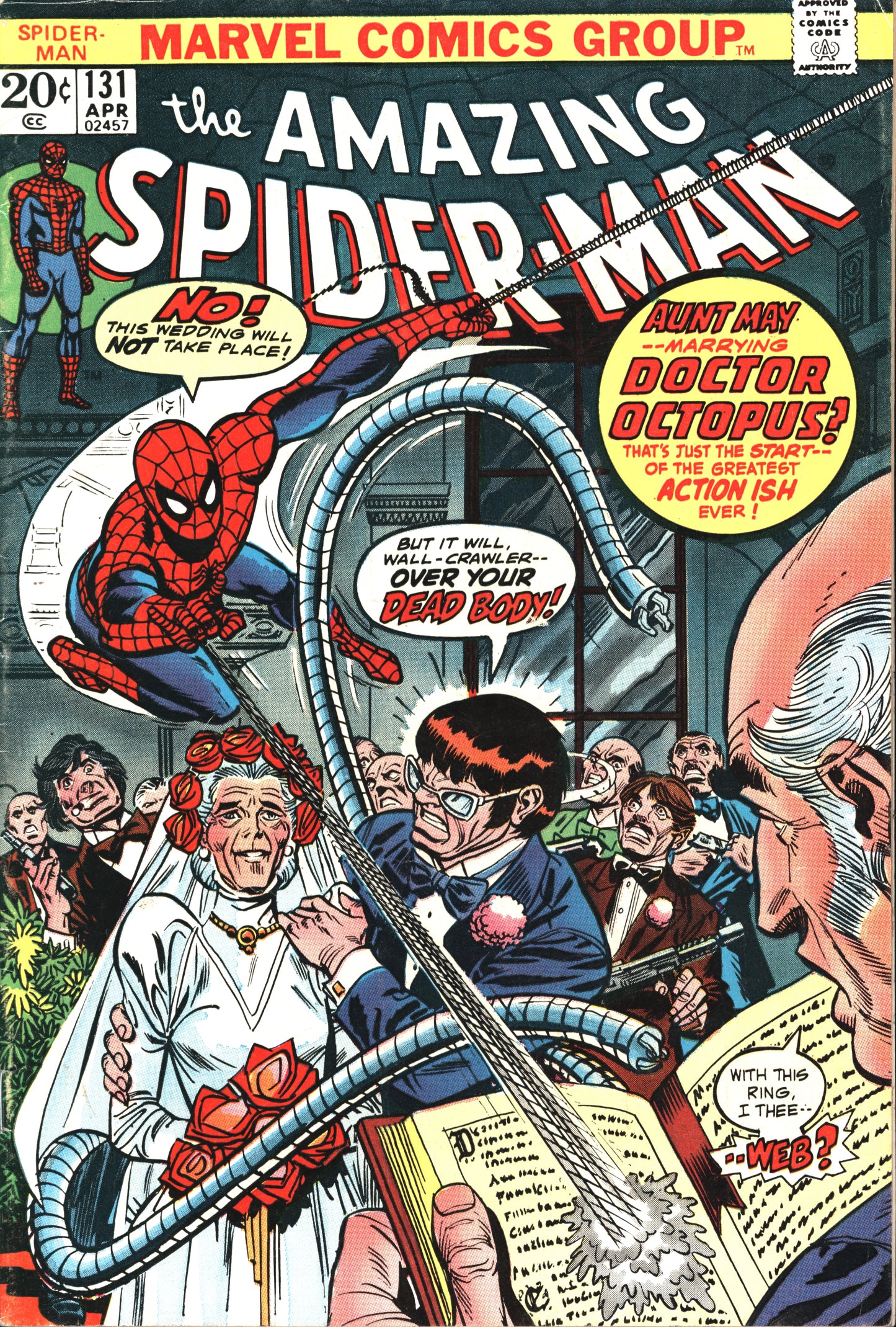 Marvel Amazing Spider-Man 131 4/74 RAW F