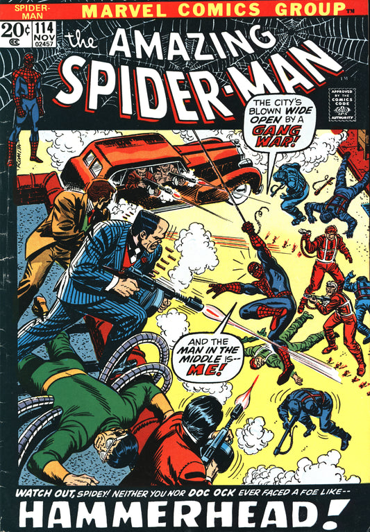 Marvel Amazing Spider-Man 114 11/72 RAW F-