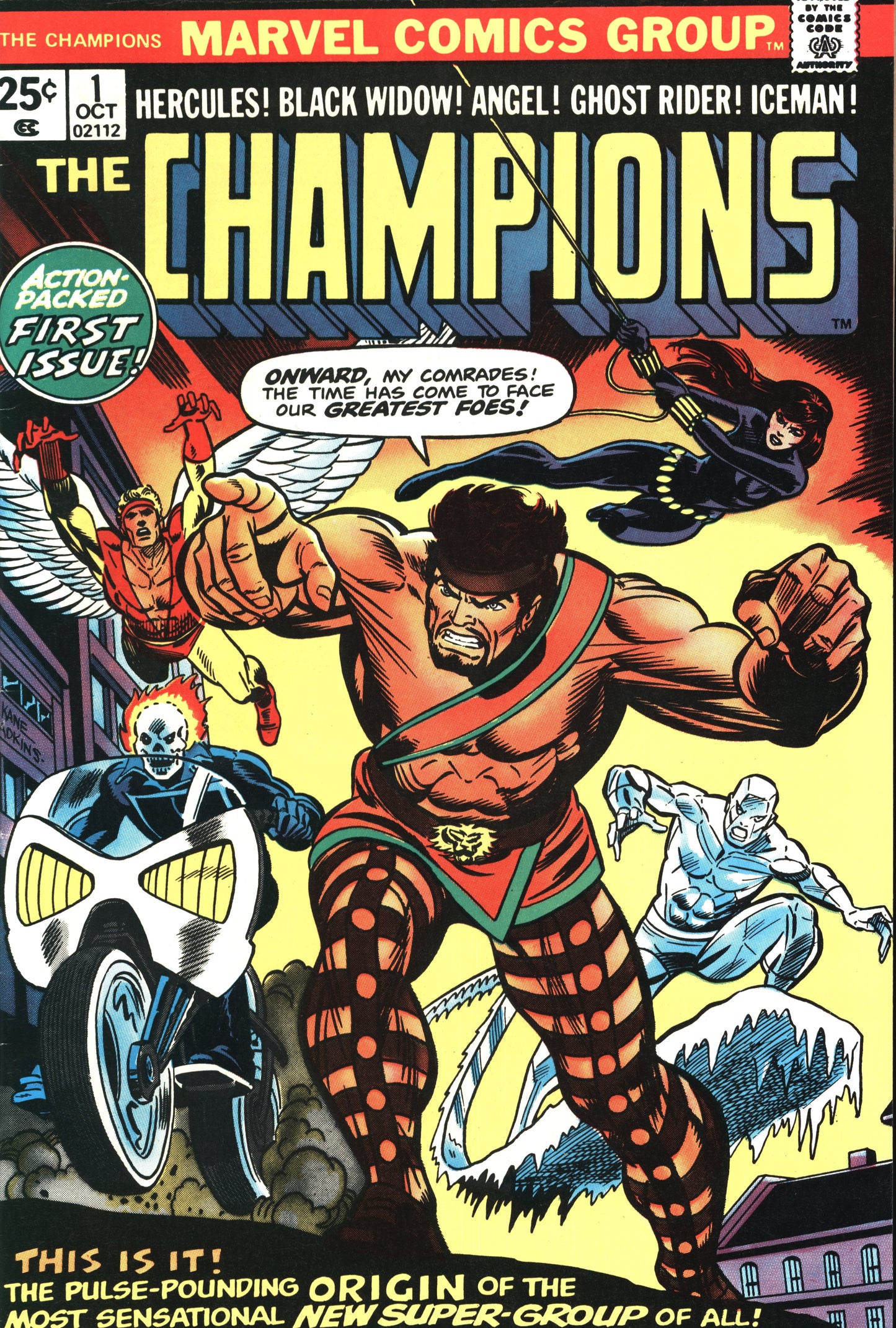 Marvel The Champions 1 9/75 RAW NM-