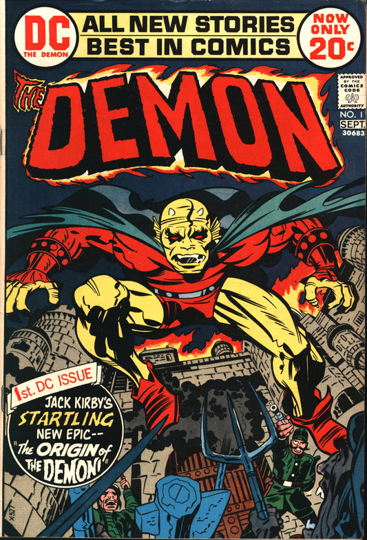 DC Comics The Demon 1 8/72 RAW VF