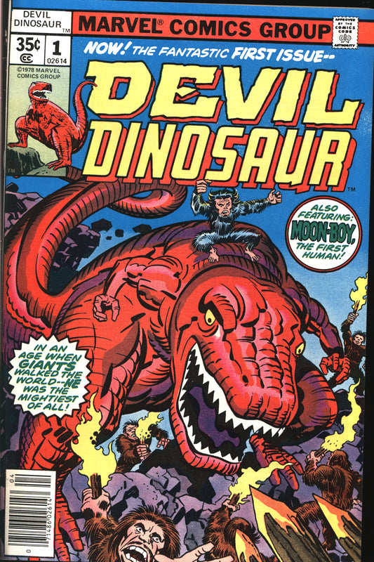 Marvel Devil Dinosaur 1 4/78 RAW VF+/NM-