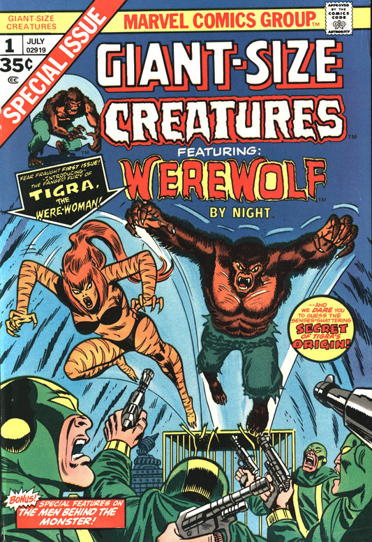 Marvel Giant-Size Creatures 1 7/74 RAW F+