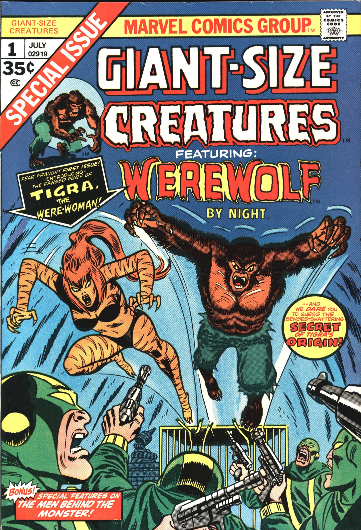 Marvel Giant-Size Creatures 1 7/74 RAW VF