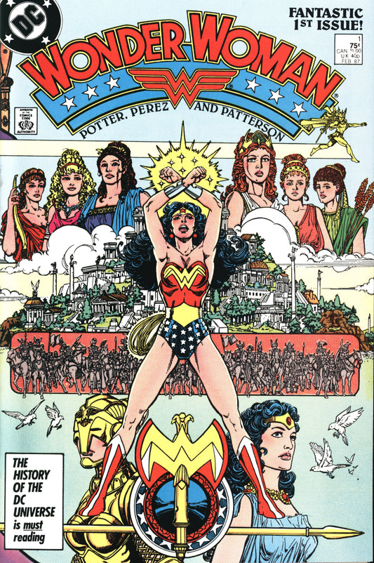 DC Comics Wonder Woman 1 1 1/87 RAW NM-