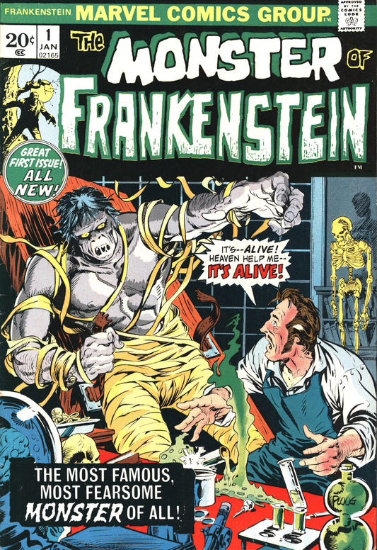 Marvel Frankenstein 1 1/73 RAW F-