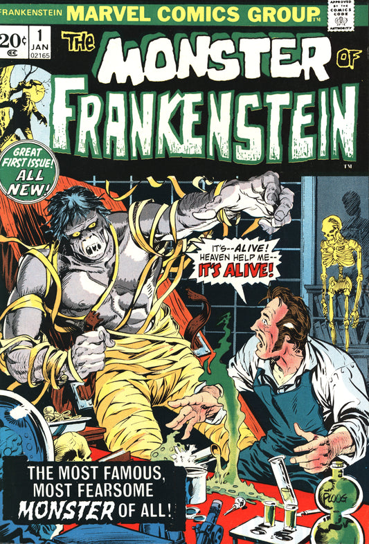 Marvel Frankenstein 1 1/73 RAW F+/VF-