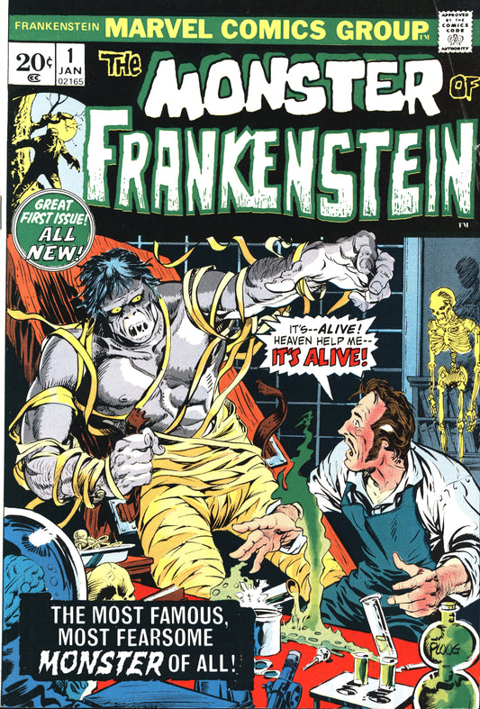 Marvel Frankenstein 1 1/73 RAW F