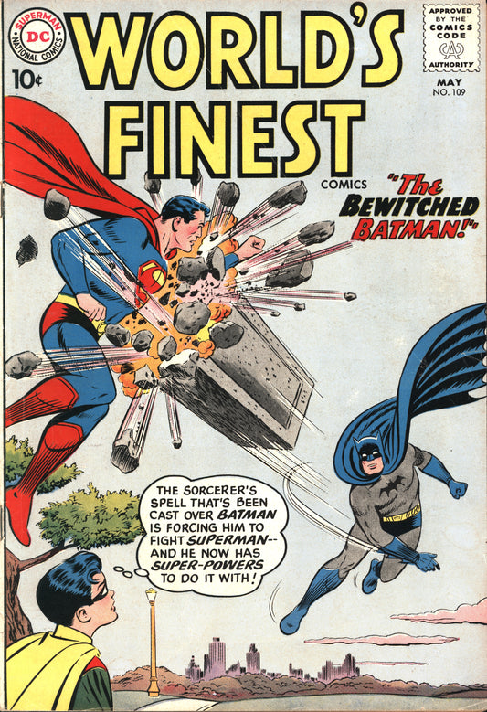 DC Comics World's Finest Comics 109  5/60 RAW F