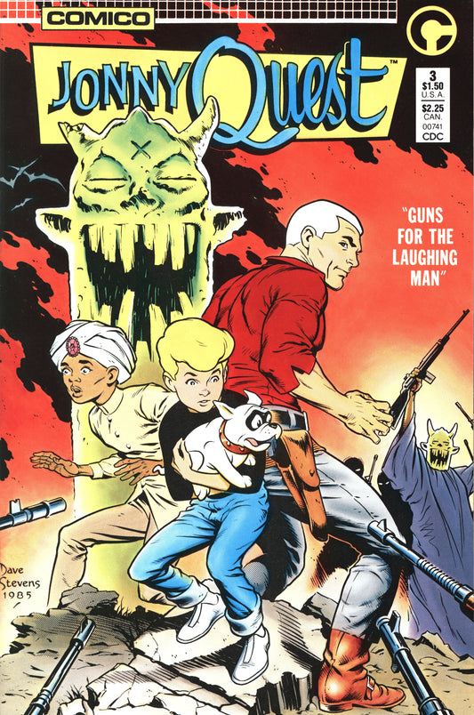 Comico Comics Jonny Quest 3 8/86 RAW NM