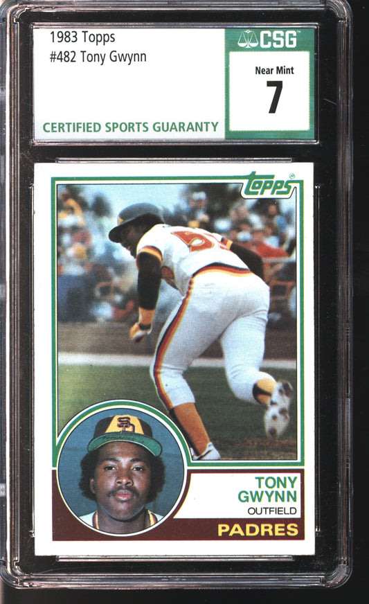 1983 Topps Tony Gwynn #482 Graded CSG 7