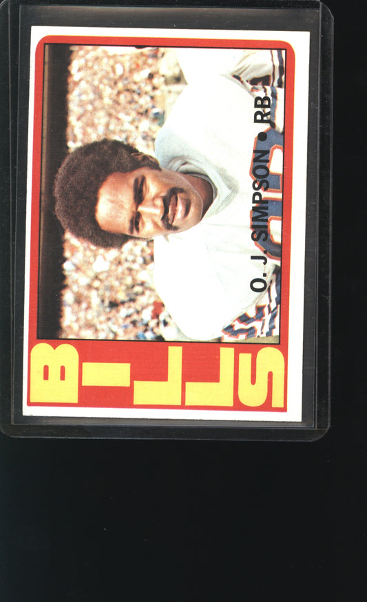 1972 Topps O.J. Simpson #160