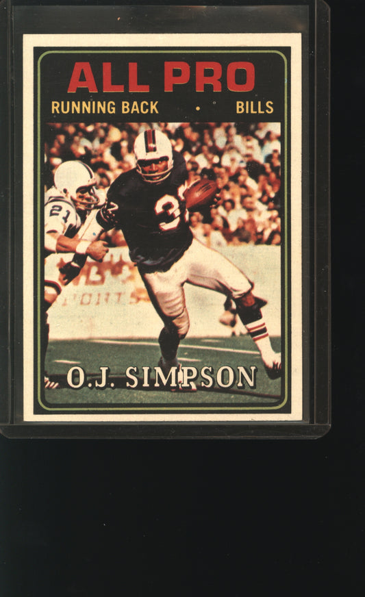 1974 Topps O.J. Simpson #130 All-Pro