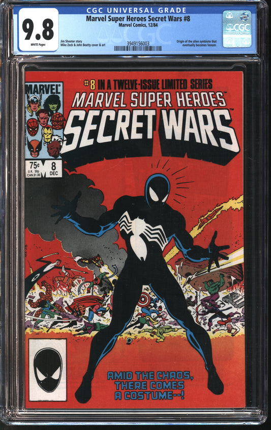 Marvel Comics Marvel Super Heroes Secret Wars 8 12/84 CGC 9.8 White Pages