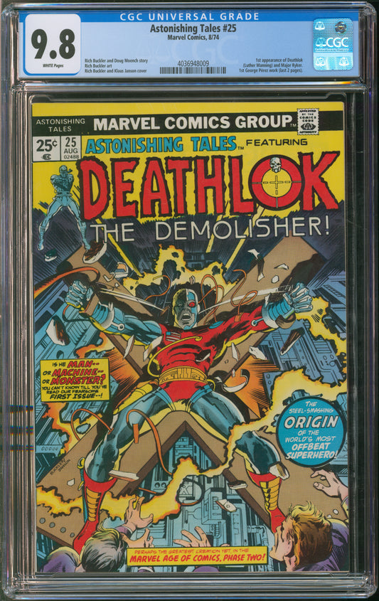 Marvel Comics Astonishing Tales #25 8/74 CGC 9.8 White Pages