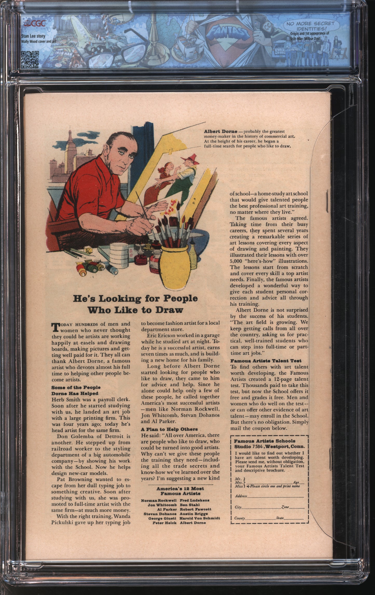 Marvel Comics Daredevil #8 6/65 FANTAST CGC 9.0 Off-White to White Pages