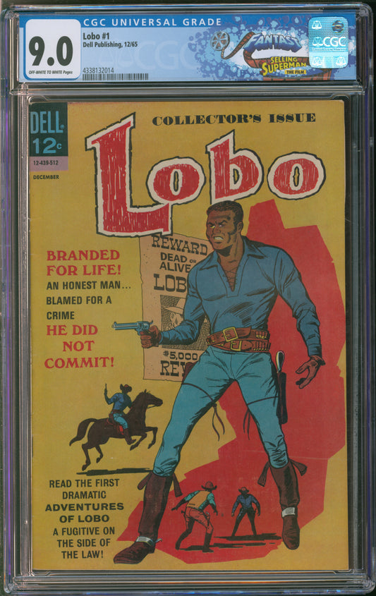Dell Publishing Lobo #1 12/65 FANTAST CGC 9.0 Off-White to White Pages