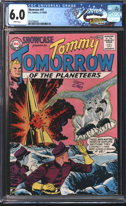 D.C Comics Showcase 47 11/63  FANTAST CGC 6.0 White Pages