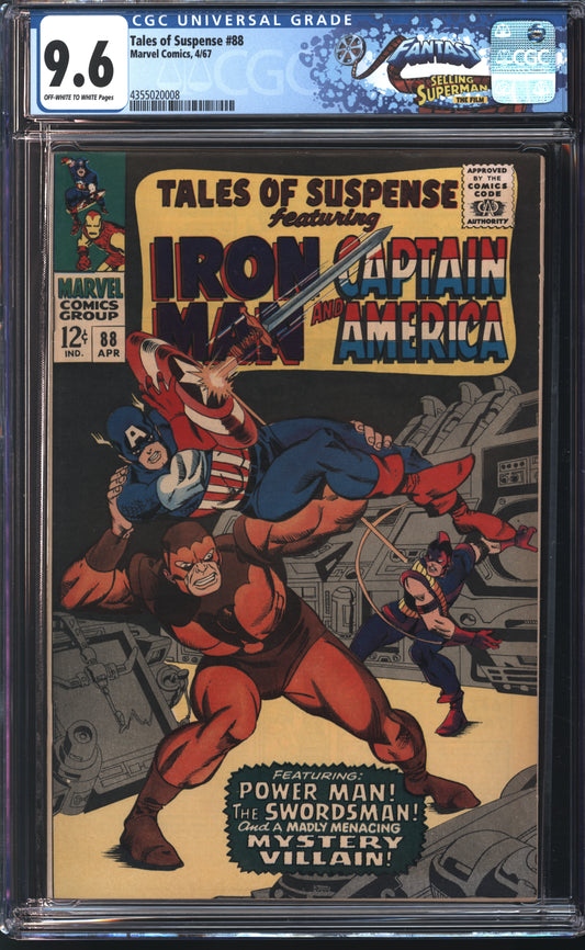 Marvel Tales of Suspense 88 4/67 FANTAST CGC 9.6 Off White to White Pages