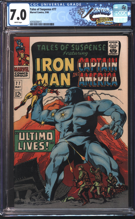 Marvel Tales of Suspense 77 5/66 FANTAST CGC 7.0 White Pages