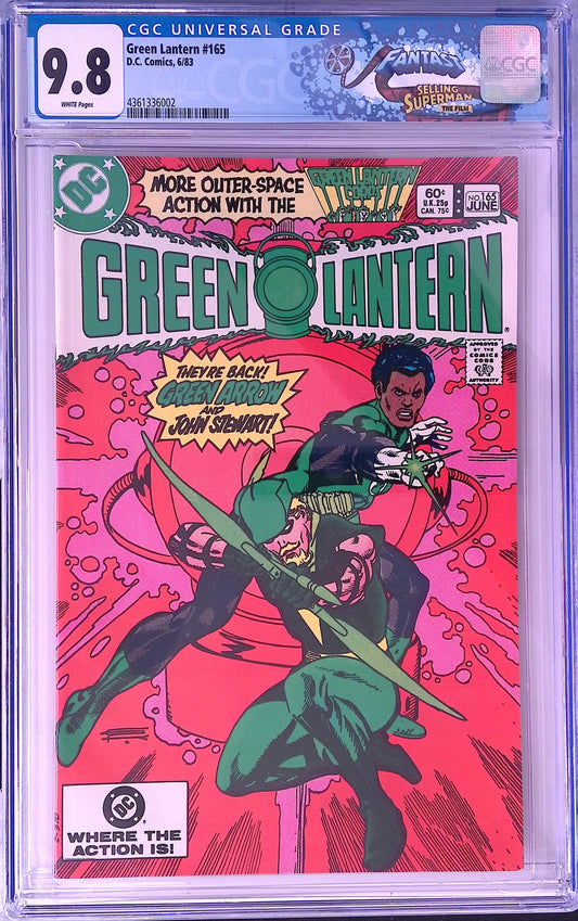 D.C. Comics Green Lantern #165 6/83 FANTAST CGC 9.8 White Pages