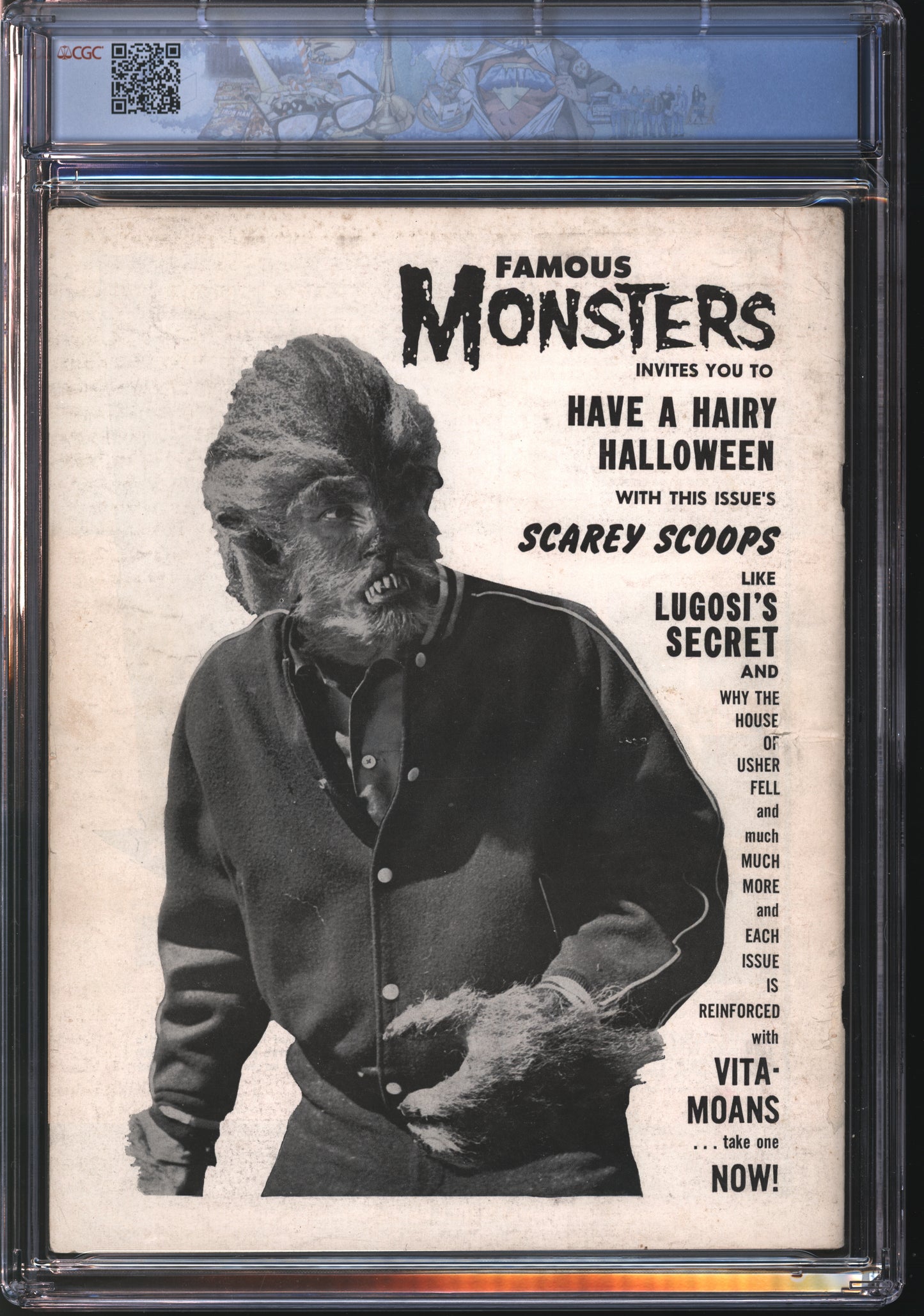 Warren Publishing Famous Monsters of Filmland 9 11/60 FANTAST CGC 6.5 Off White to White pages