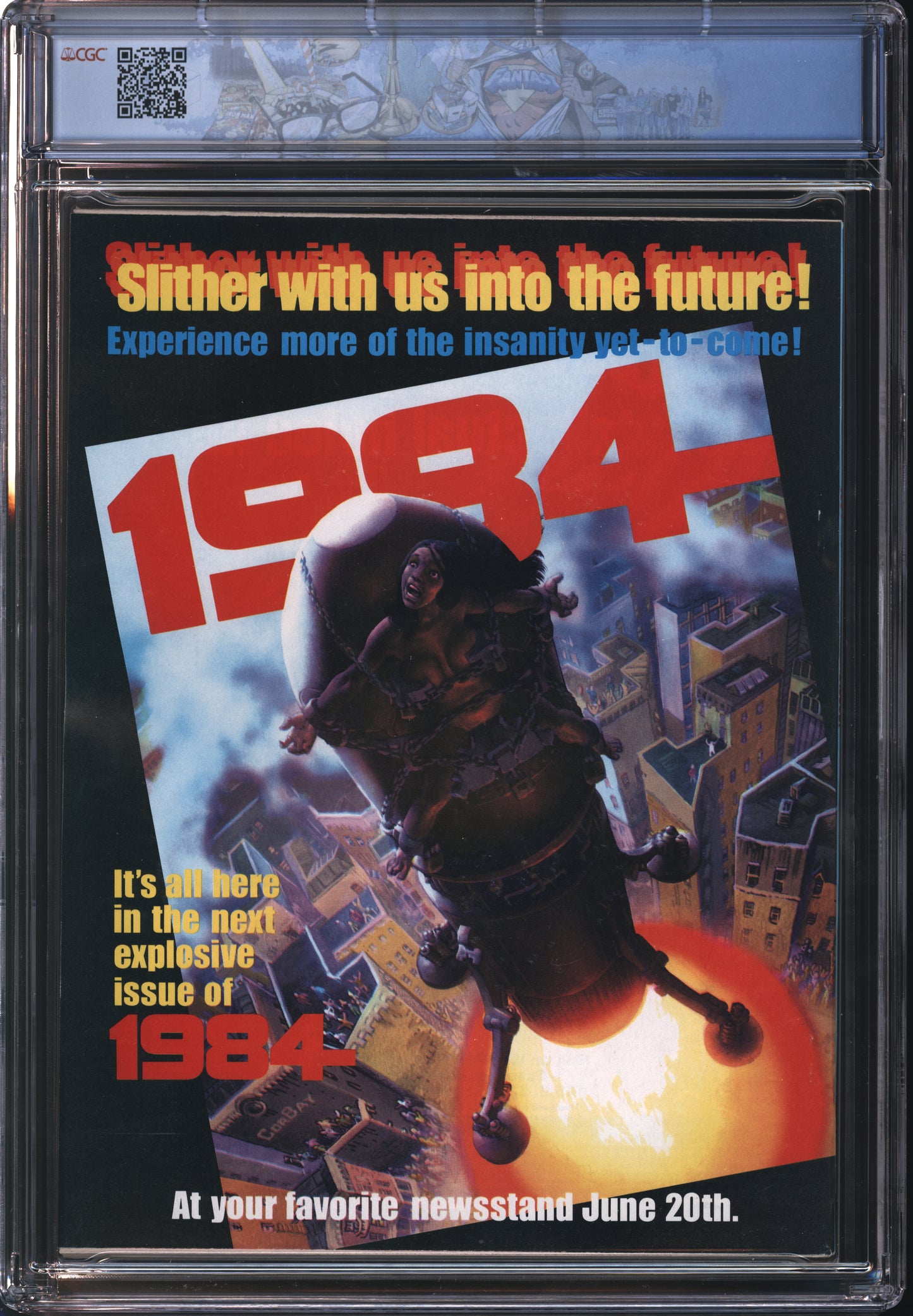 Warren 1984 #1 Magazine 6/78 FANTAST CGC 9.2 White Pages