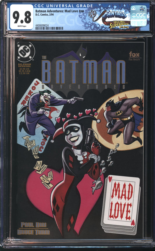 D.C Comics Batman Adventures: Mad Love nn 2/94 FANTAST CGC 9.8 White Pages