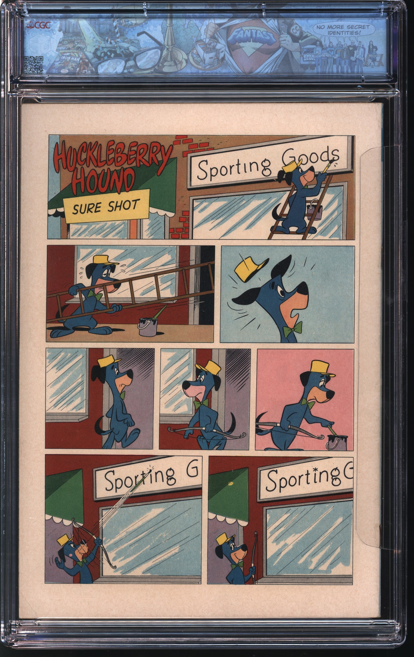 Dell Publishing Huckleberry Hound #8 11/60 FANTAST CGC 8.5 Off White to White Pages