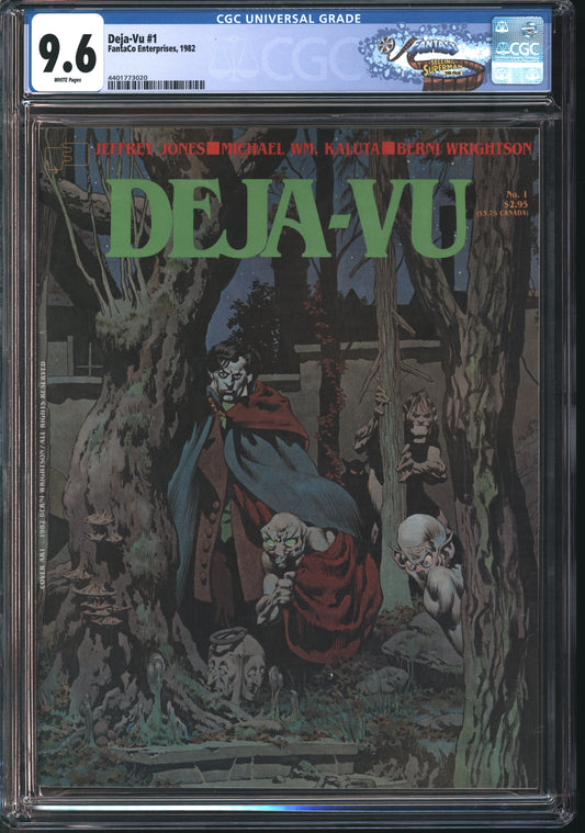 FantaCo Enterprises Deja-Vu #1 Magazine 1982 FANTAST CGC 9.6 White Pages