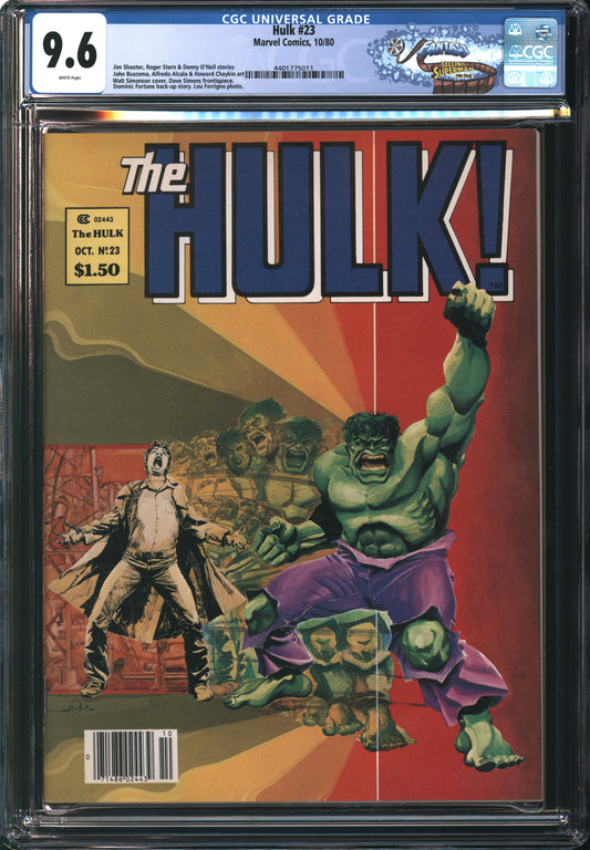 Marvel Hulk #23 Magazine 10/80 FANTAST CGC 9.6 White Pages