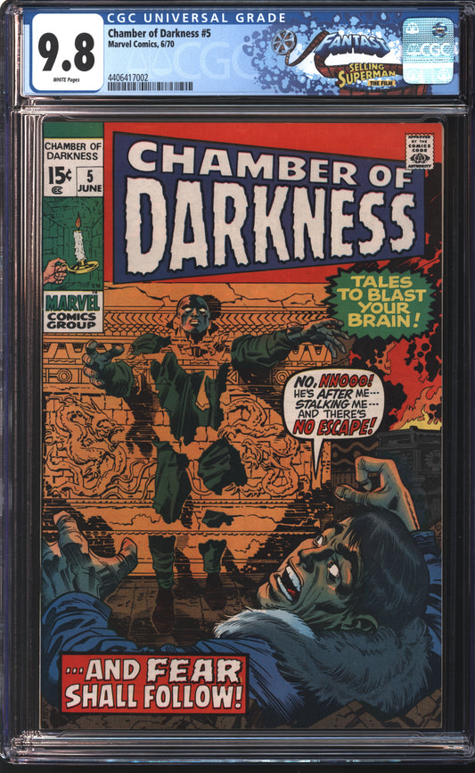 Marvel Chamber of Darkness 5 6/70 FANTAST CGC 9.8 White Pages