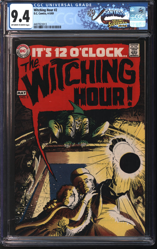 DC Comics Witching Hour 2 5/69 FANTAST CGC 9.4 Off White to White Pages