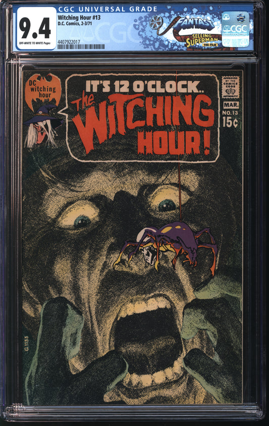 DC Comics Witching Hour 13 2/71 FANTAST CGC 9.4 Off White to White Pages