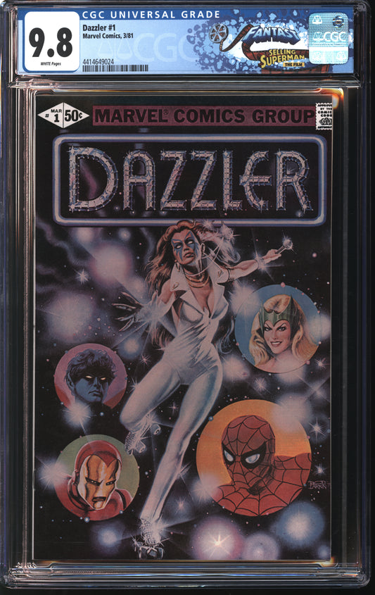 Marvel Dazzler 1 2/81 FANTAST CGC 9.8 White Pages